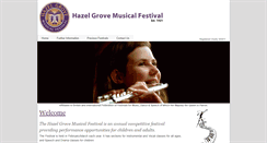 Desktop Screenshot of hazelgrovemusicalfestival.org.uk